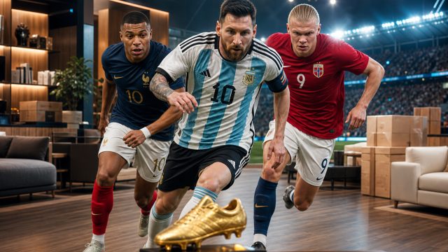 Race for World Cup Golden Boot: Messi, M