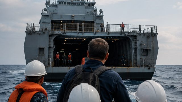 UN Prepares to Evacuate Sailors from Str