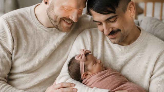 Scott and Mark Hoying Celebrate the Arrival of Their Baby Girl