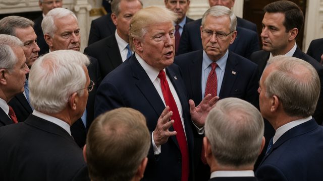 Trump's Contentious Gathering with Senat