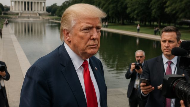 Trump Faces Scrutiny Over Reflecting Poo