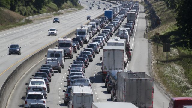 Traffic Chaos on Trans Canada Highway: L